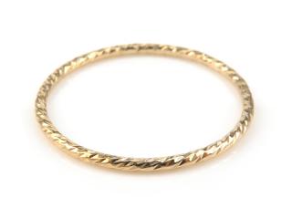 Gold filled prsten kroužek 8/57-58