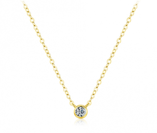 Pozlacený náhrdelník ELENI  Ag 925/1000