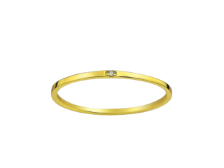 Pozlacený prsten LILLA  Ag 925/1000 8/57-58