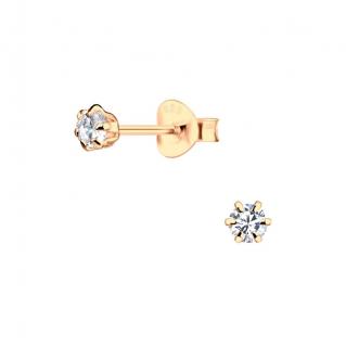 Rose Gold náušnice KAILEE  Ag 925/1000