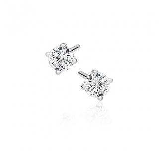 Stříbrné náušnice JOANNA 4 mm  Ag 925/1000