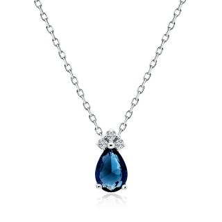 Stříbrný náhrdelník ANIKA Blue  Ag 925/1000