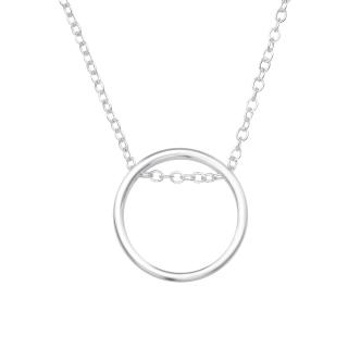 Stříbrný náhrdelník Circle  Ag 925/1000