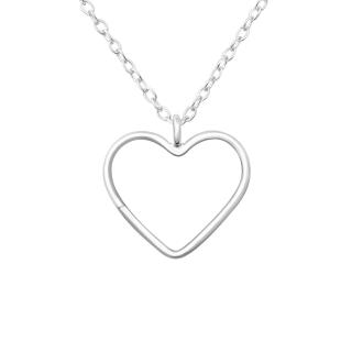Stříbrný náhrdelník Heart  Ag 925/1000
