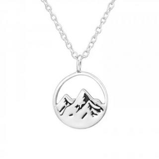 Stříbrný náhrdelník Hory  Ag 925/1000
