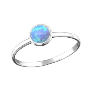 Stříbrný prsten Azure  Ag 925/1000 6/52