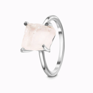 Stříbrný prsten Raw Petite Růženín  Ag 925/1000 10/62