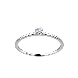 Stříbrný prsten Srdce Mini  Ag 925/1000 6/52