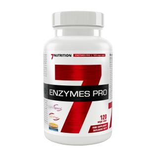 7Nutrition Enzymes Pro 120 cps Varianta: směs trávicích enzymů s přídavkem probiotika LactoSpore® a symbiotik LactoCran®