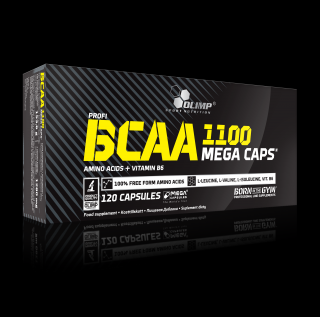 BCAA Mega Caps 1100, Olimp Varianta: 120 kapslí