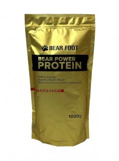 Bear Foot Bear Power Protein 1000g, syrovátkový koncentrát CFM, izolát a hydrolyzát Varianta: Višeň