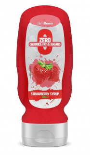 Bezkalorický sirup Strawberry Syrup 320 ml - GymBeam