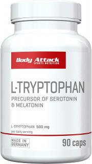 Body Attack L-Tryptophan Precursor Of Serotonin Varianta: 90 kapslí