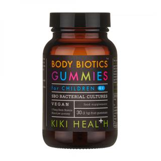 BODY BIOTICS™ GUMMIES, DĚTSKÁ VEGANSKÁ PROBIOTIKA - KIKI Health Množství: 60 žvýkacích tablet