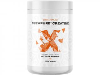 BrainMax Creapure Creatine, Kreatin monohydrát, 500 g