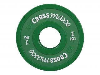 Elitní malé olympijské kotouče barevné, Crossmaxx Váha: 1 kg