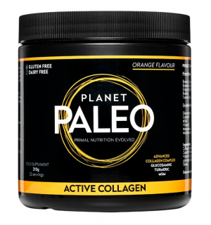 EXP 12/2023 PLANET PALEO - HYDROLYZOVANÝ HOVĚZÍ KOLAGEN PRO SPORTOVCE, OSLABENÝ ORGANISMUS A ZÁNĚTY - ACTIVE Hmotnost: 60 g