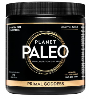 EXP 3/2024 PLANET PALEO - HYDROLYZOVANÝ HOVĚZÍ KOLAGEN PRO LEPŠÍ KVALITU POKOŽKY, NEHTŮ A VLASŮ - PRIMAL GODDESS Hmotnost: 60 g