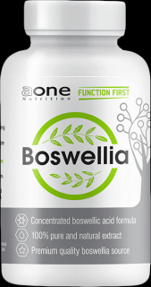 EXP 6.3.2023 - AONE Boswellia Serrata 90 kapslí Varianta: 100% čistý extrakt z pryskyřice indického kadidlovníku