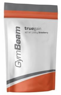 Gainer True Gain - GymBeam Množství: 2500 g, Příchuť: Jahoda