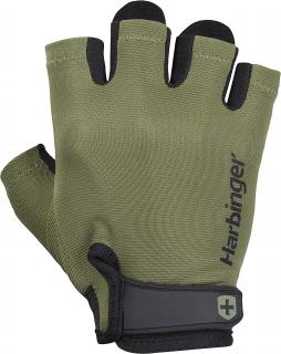 Harbinger Power 2.0 Green, unisex fitness rukavice Varianta: Velikost L