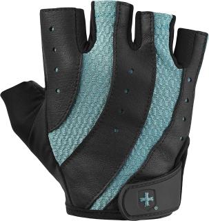 Harbinger Women's Pro Teal, dámské fitness rukavice Varianta: Velikost L