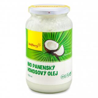 Kokosový olej panenský BIO 1l Wolfberry - EXP 17/09/2023