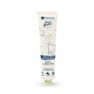 laSaponaria Bělicí zubní pasta WonderWhite - máta a aktivní uhlí BIO (75 ml)