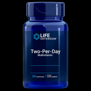 Life Extension Two-Per-Day kapsle, 60 kapslí