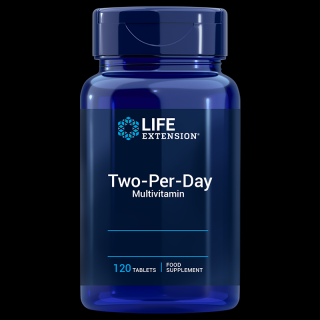 Life Extension Two-Per-Day tablety, 120 tablet