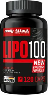 LIPO 100, 120 kapslí Varianta: Body Attack