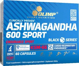 Olimp Ashwagandha 600 Sport 60 kapslí Varianta: extrakt (KSM-66) z kořene rostliny Withania Somnifera L