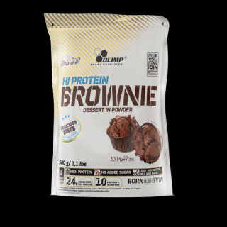 OLIMP Hi  Protein Brownie, směs na výrobu muffinů, chocolate Varianta: 500g
