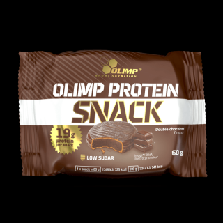 Olimp Protein Snack 60 g, proteinová oplatka s nízkým obsahem cukru Varianta: Double Chocolate