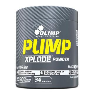 Olimp Pump Xplode 300g, předtréninková vasodilatační směs bez kofeinu a kreatinu Varianta: Fruit Punch