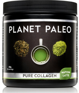 PLANET PALEO - KOLAGENOVÝ NÁPOJ SE ZELENÝM ČAJEM - MATCHA LATÉ EXP 11/2022