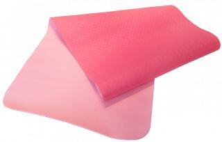 Podložka na jógu oboustranná Pink Sharp Shape