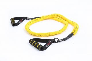 Posilovací gumy s madlem LMX1171 Barva: Žlutá - nejnižší zátěž