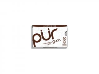 Přírodní žvýkačky bez aspartamu a cukru - Mint Chocolate | PÜR Množství: 9 ks