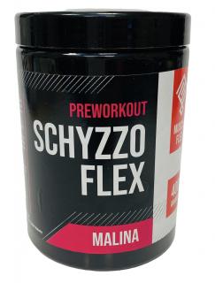 Schyzzo Flex Preworkout 400 g předtréninková vasodilatační směs bez kofeinu a kreatinu Varianta: Malina