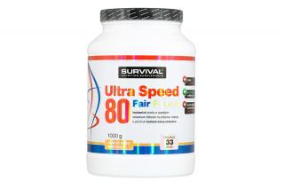 Survival Ultra Speed 80 Fair Power Množství: 1000 g, Příchuť: Ledová káva - smetana