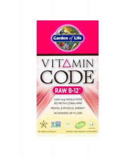 Vitamín B 12 - RAW Vitamin Code - 30 kapslí - Garden of Life