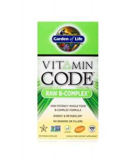 Vitamín B-Komplex - RAW Vitamin Code -120 kapslí - Garden of Life