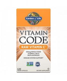 Vitamín C - RAW Vitamin Code - 120 kapslí - Garden of Life
