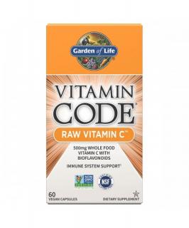 Vitamín C - RAW Vitamin Code - 60 kapslí - Garden of Life