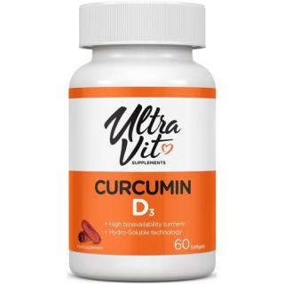 VPLab Curcumin D3 60 softgels Varianta: kurkumin s vitamínem D3 v měkkých kapslích
