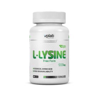 VPLab L-Lysine 1000 mg 90 caplets, aminokyselina L-Lysin ve volné formě, 90 veganských tablet Varianta: expirace: 06/2022
