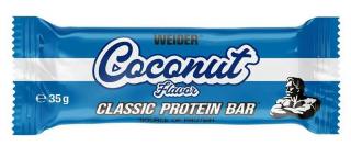 Weider 21% Protein Bar 35g Coconut proteinová tyčinka s kousky kokosu Varianta: coconut