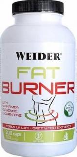 Weider Fat Burner 300 kapslí Varianta: Jemně stimulační termogení spalovač tuku