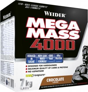 Weider, Giant Mega Mass 4000, Gainer, 7000 g Varianta: Vanilka
